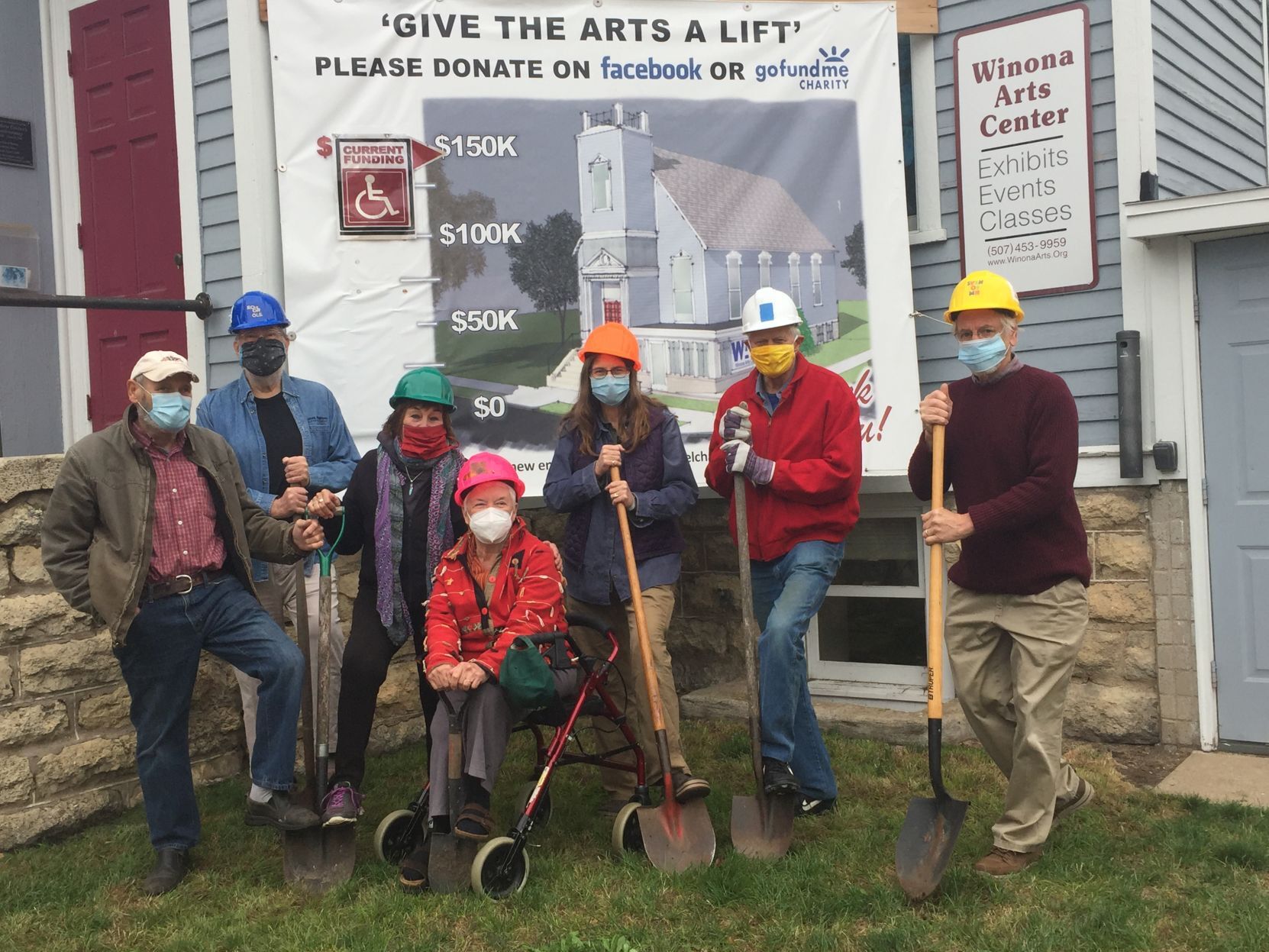 Winona Arts Center breaks ground on new accessible entrance